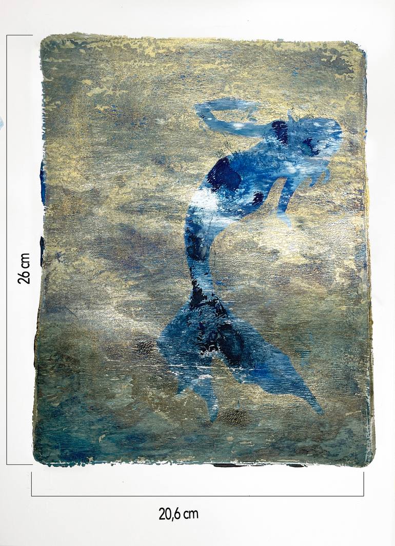 Original Abstract Fantasy Painting by Daria Ceppelli