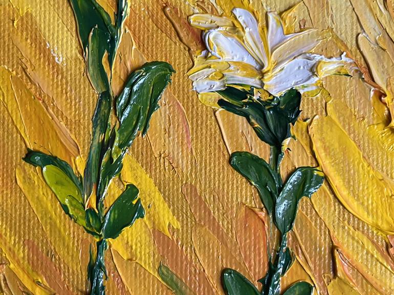 Original Impressionism Floral Painting by Daria Ceppelli