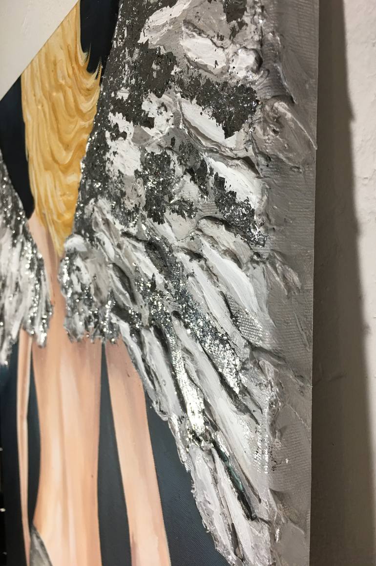 Original Abstract Expressionism Classical Mythology Painting by Daria Ceppelli