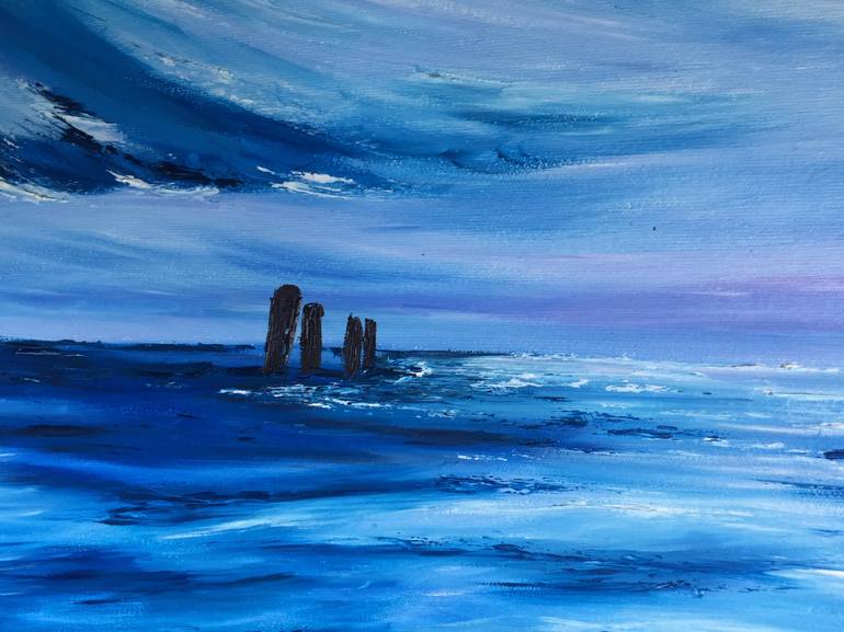 Original Realism Seascape Painting by Daria Ceppelli