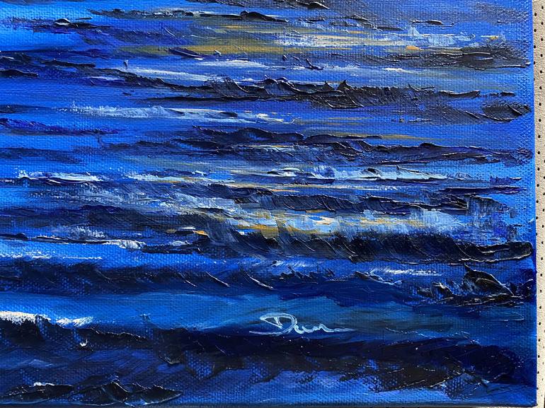 Original Impressionism Seascape Painting by Daria Ceppelli