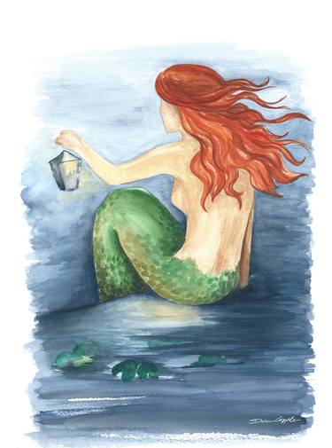 mermaid tail painting