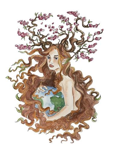 Print of Fine Art Fantasy Mixed Media by Daria Ceppelli
