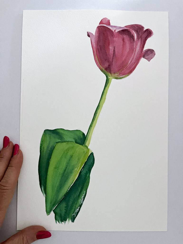 Original Floral Painting by Daria Ceppelli