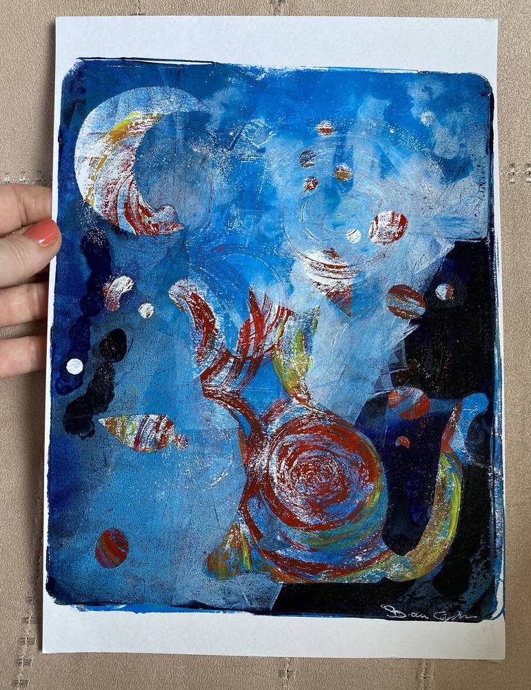 Original Abstract Animal Painting by Daria Ceppelli