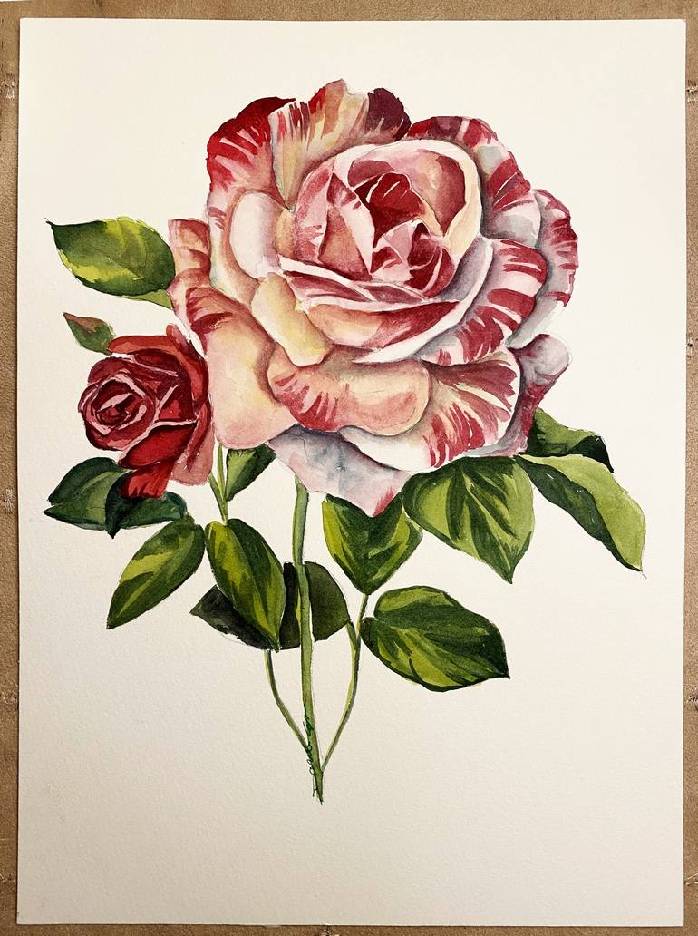 Original Photorealism Floral Painting by Daria Ceppelli