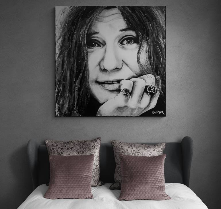 Original Figurative Pop Culture/Celebrity Painting by Sabrina Walcher
