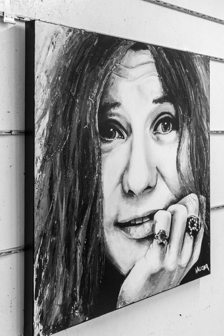 Original Figurative Pop Culture/Celebrity Painting by Sabrina Walcher