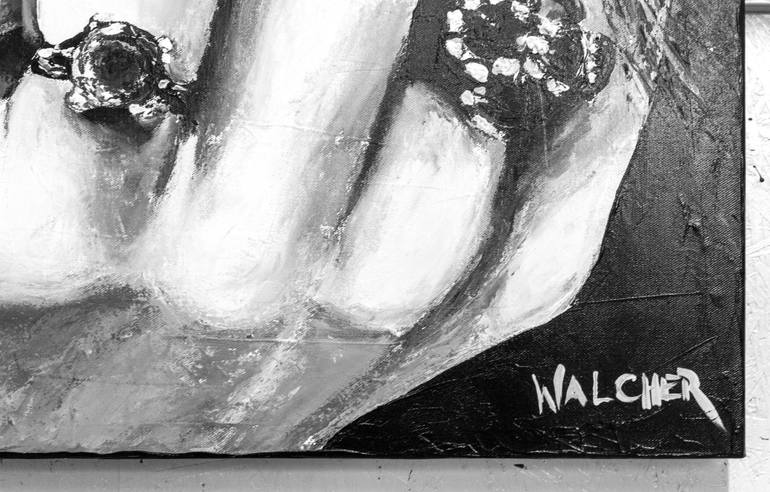 Original Figurative Pop Culture/Celebrity Painting by Sabrina Walcher