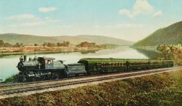Black Diamond Express, Lehigh Valley Railroad, Pennsylvania. thumb