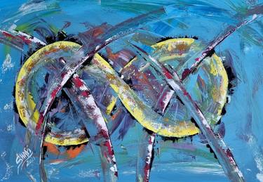 Original Abstract Expressionism Abstract Paintings by Shafiqullah ismail