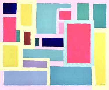 Original Abstract Expressionism Abstract Painting by Clare Champion