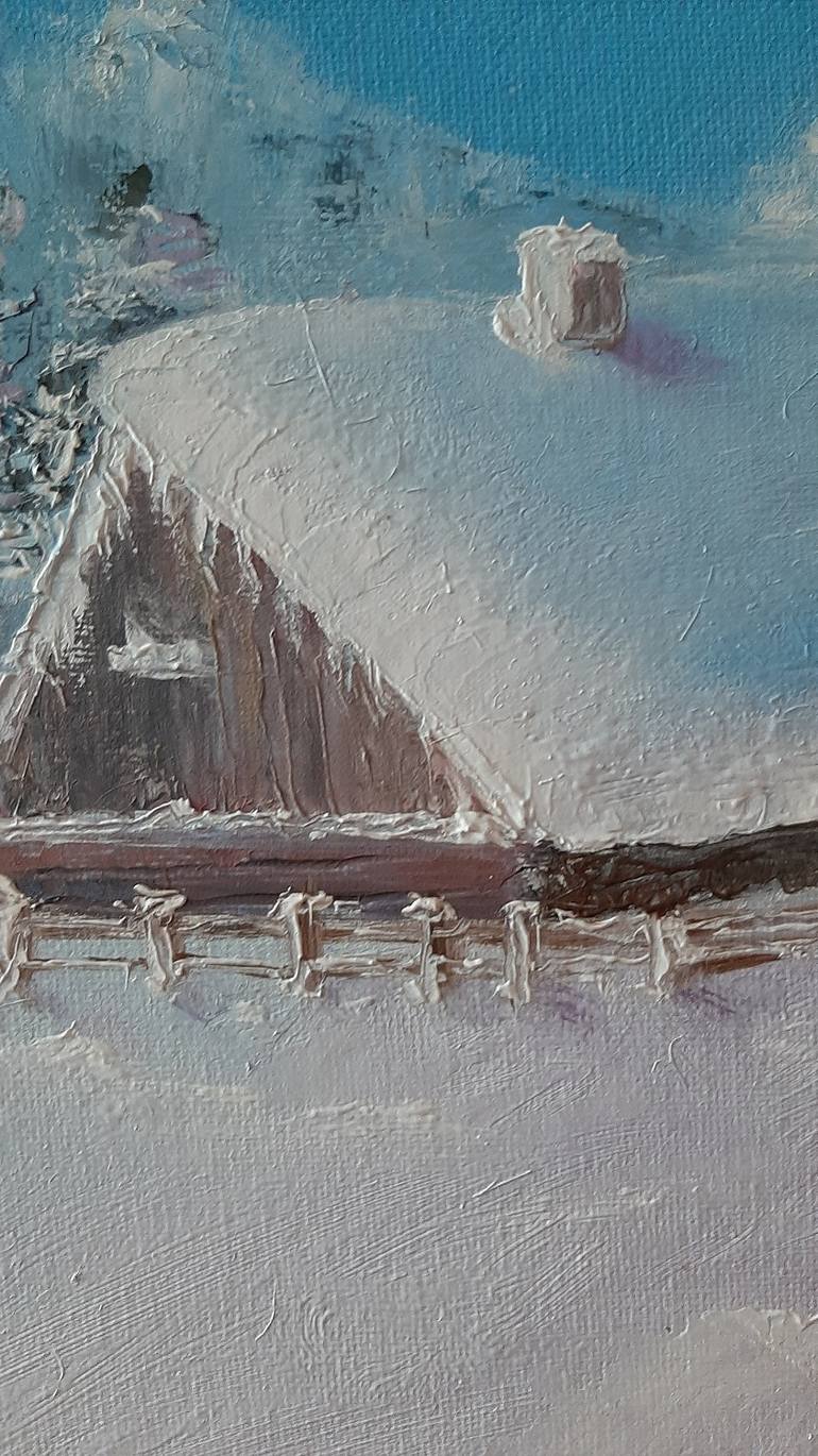 Original Expressionism Landscape Painting by Olena Cherkovska
