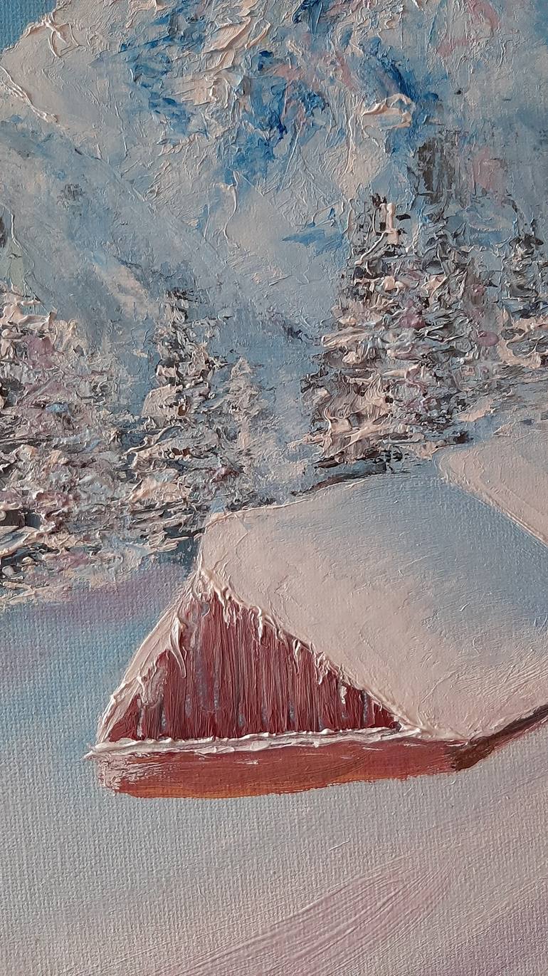 Original Expressionism Landscape Painting by Olena Cherkovska