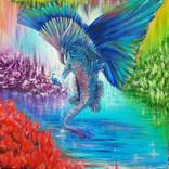 SAGA about DRAGONS. SAPPHIRE DRAGON by Olena Cherkovska