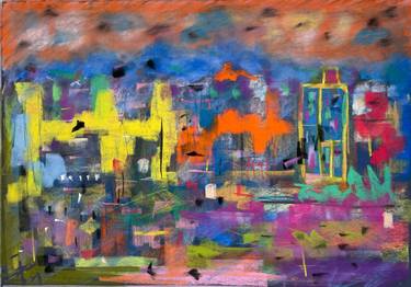 Print of Cities Paintings by Eric Chen