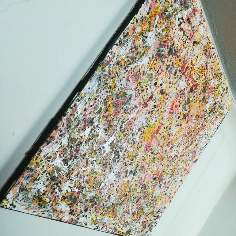 Original Abstract Expressionism Abstract Painting by H E G G N O