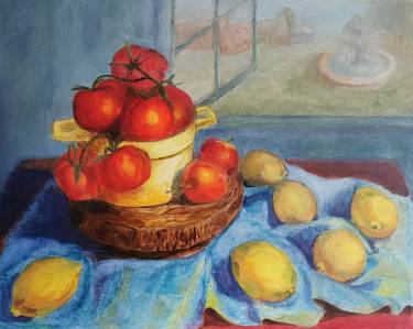 Original Fine Art Still Life Painting by Anne Li