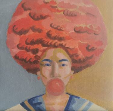 Original Fine Art Portrait Painting by Anne Li