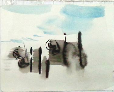 Print of Abstract Paintings by john wang