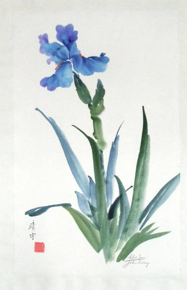 Original Floral Paintings by john wang
