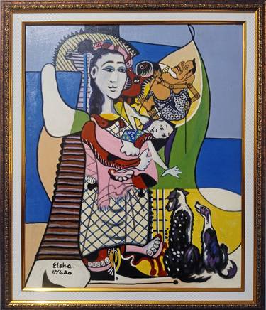 Original Cubism Women Paintings by Paul Supriyadi