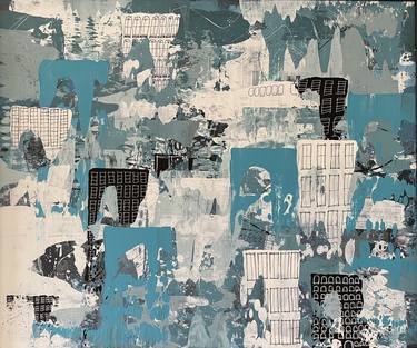 Print of Cities Mixed Media by Lisa Reed Preston