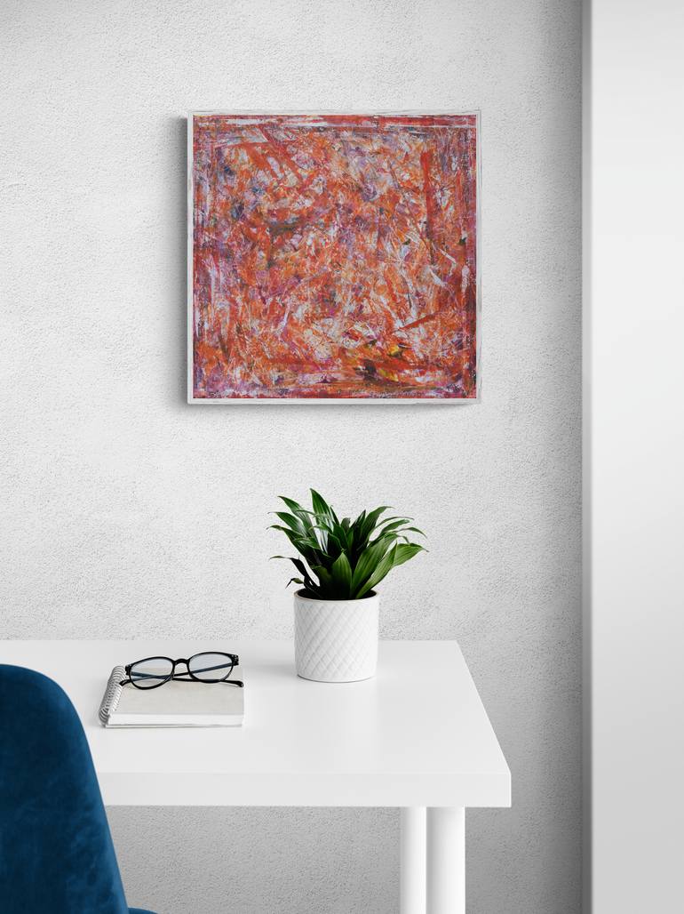Original Abstract Expressionism Abstract Painting by Yana Yushkevich