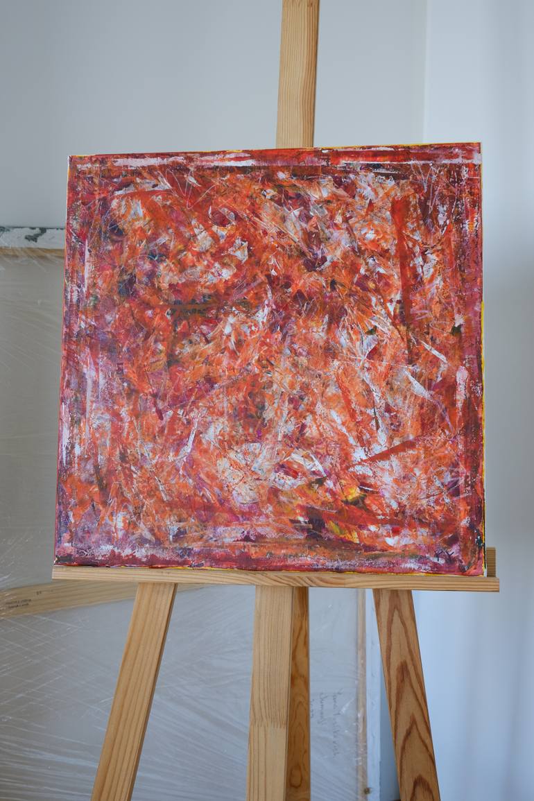 Original Abstract Expressionism Abstract Painting by Yana Yushkevich