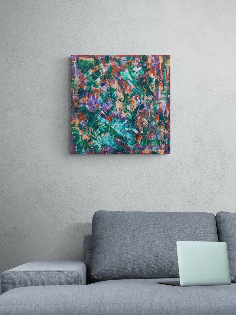 Original Conceptual Abstract Painting by Yana Yushkevich