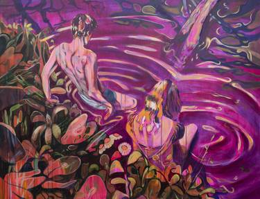 Saatchi Art Artist Daniel Freaker; Painting, “Raspberry Ripple” #art