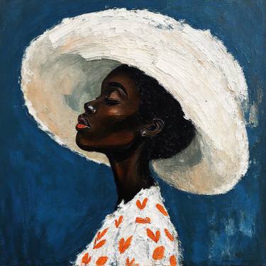 Original Abstract Expressionism People Digital by Oluwakemi Omowaire
