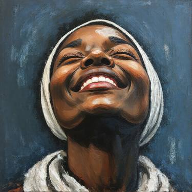 Original Abstract Expressionism People Mixed Media by Oluwakemi Omowaire