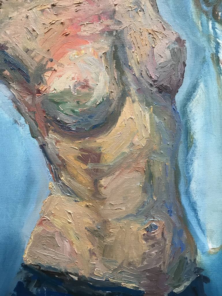 Original Figurative Nude Painting by Anne-Sophie Plume