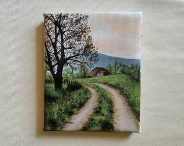 Original Realism Landscape Paintings by Anna Rajasekharan