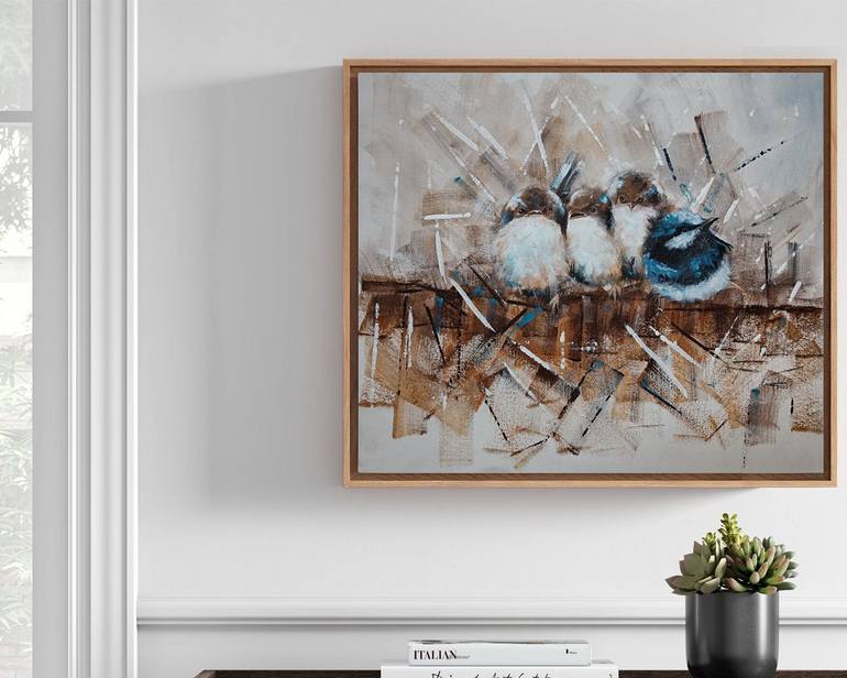 Original Abstract Nature Painting by Anna Rajasekharan