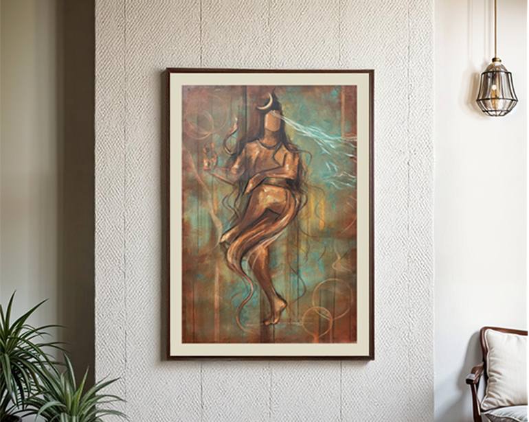 Original Abstract Expressionism Abstract Paintings by Anna Rajasekharan