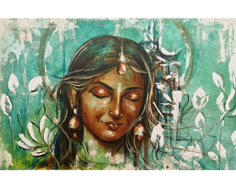 Original Abstract Expressionism Abstract Paintings by Anna Rajasekharan