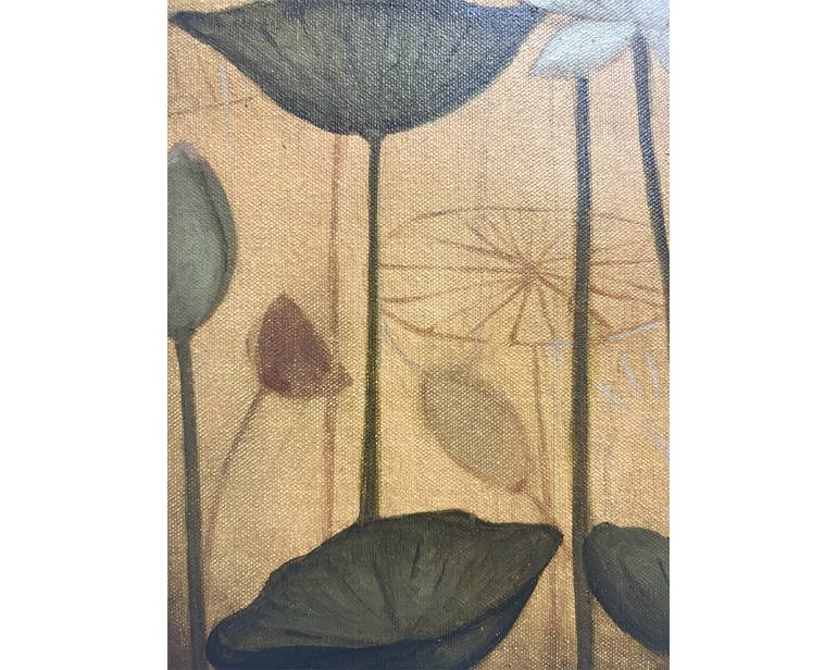 Original Abstract Floral Painting by Anna Rajasekharan