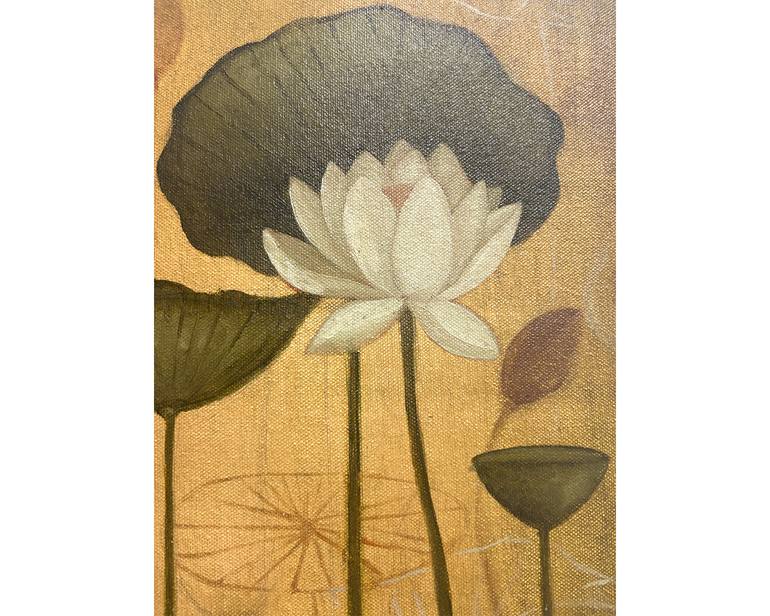 Original Abstract Floral Painting by Anna Rajasekharan