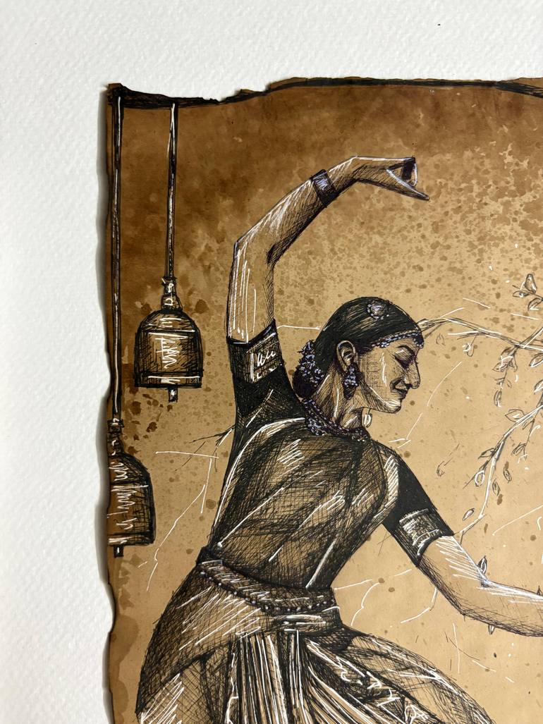 Original Abstract Expressionism Women Painting by Anna Rajasekharan
