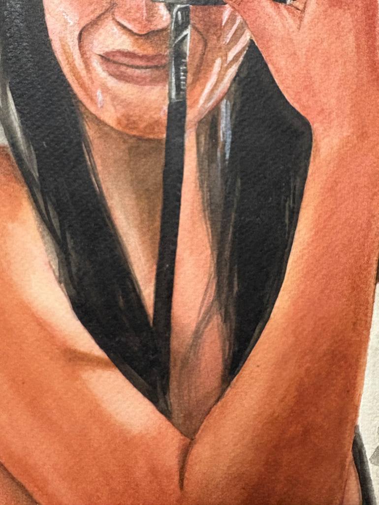 Original Abstract Expressionism Women Painting by Anna Rajasekharan