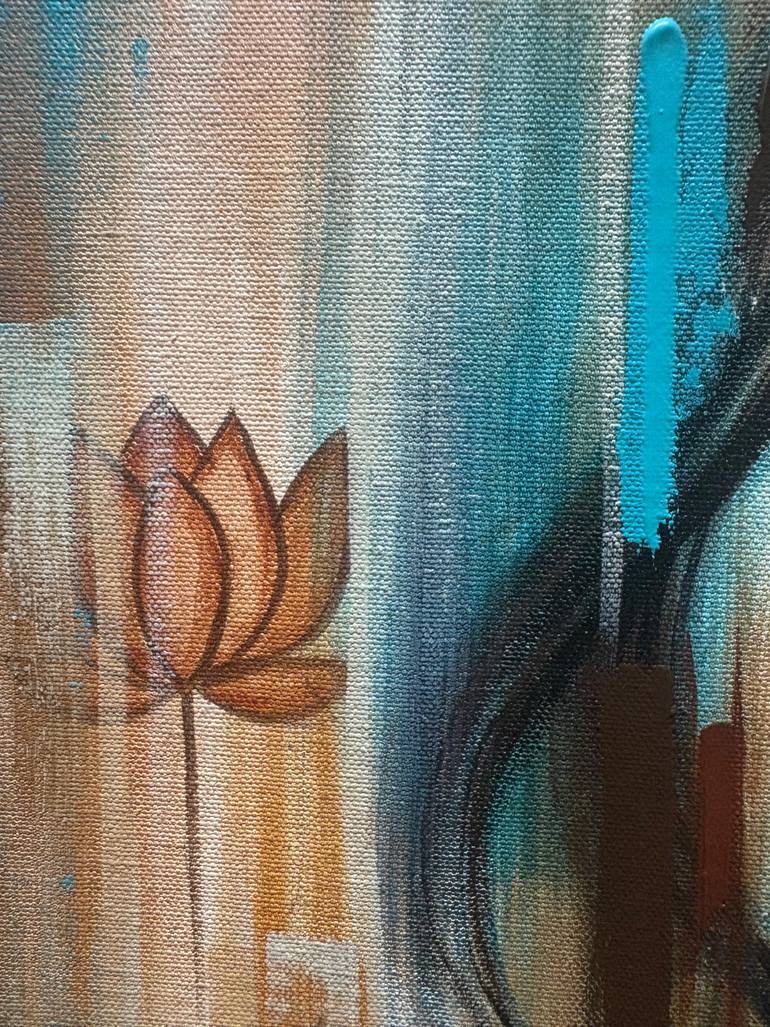 Original Abstract Expressionism Abstract Painting by Anna Rajasekharan