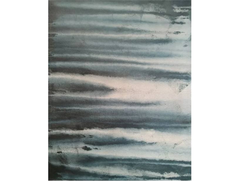 Original Abstract Expressionism Abstract Painting by Anna Rajasekharan