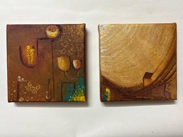 Original Abstract Expressionism Abstract Painting by Anna Rajasekharan