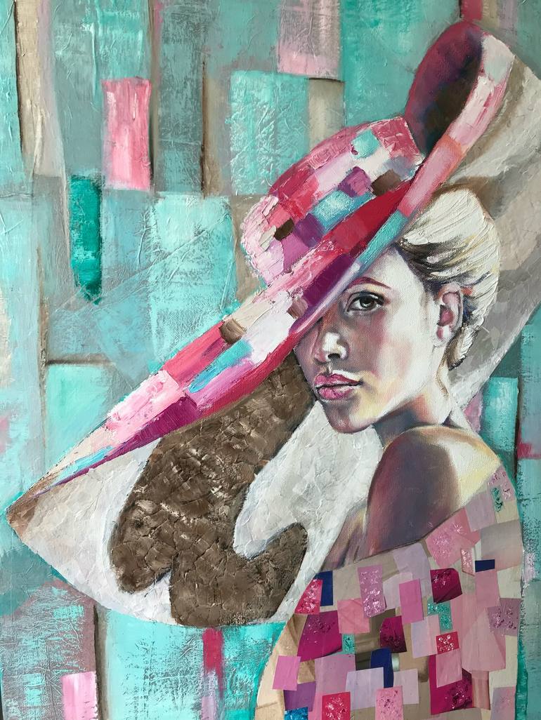 Original Expressionism Women Painting by Oana Gavrila