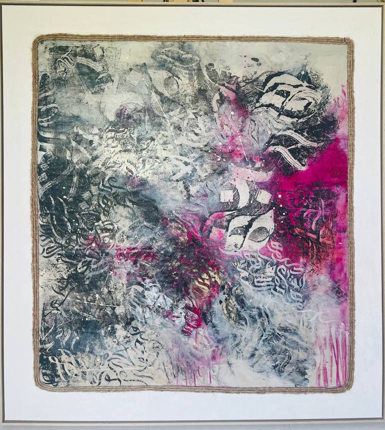 Original Conceptual Abstract Mixed Media by Nousheen Zeeshan