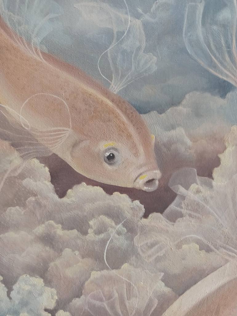 Original Illustration Fish Drawing by Angelina Mayer