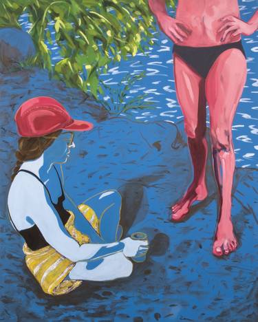 Saatchi Art Artist Anna Wehrwein; Paintings, “The Bathers” #art