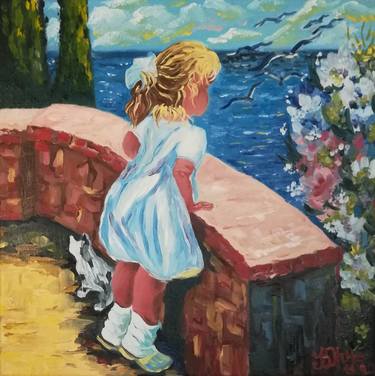 Original Folk Children Paintings by Vera Yurchenko